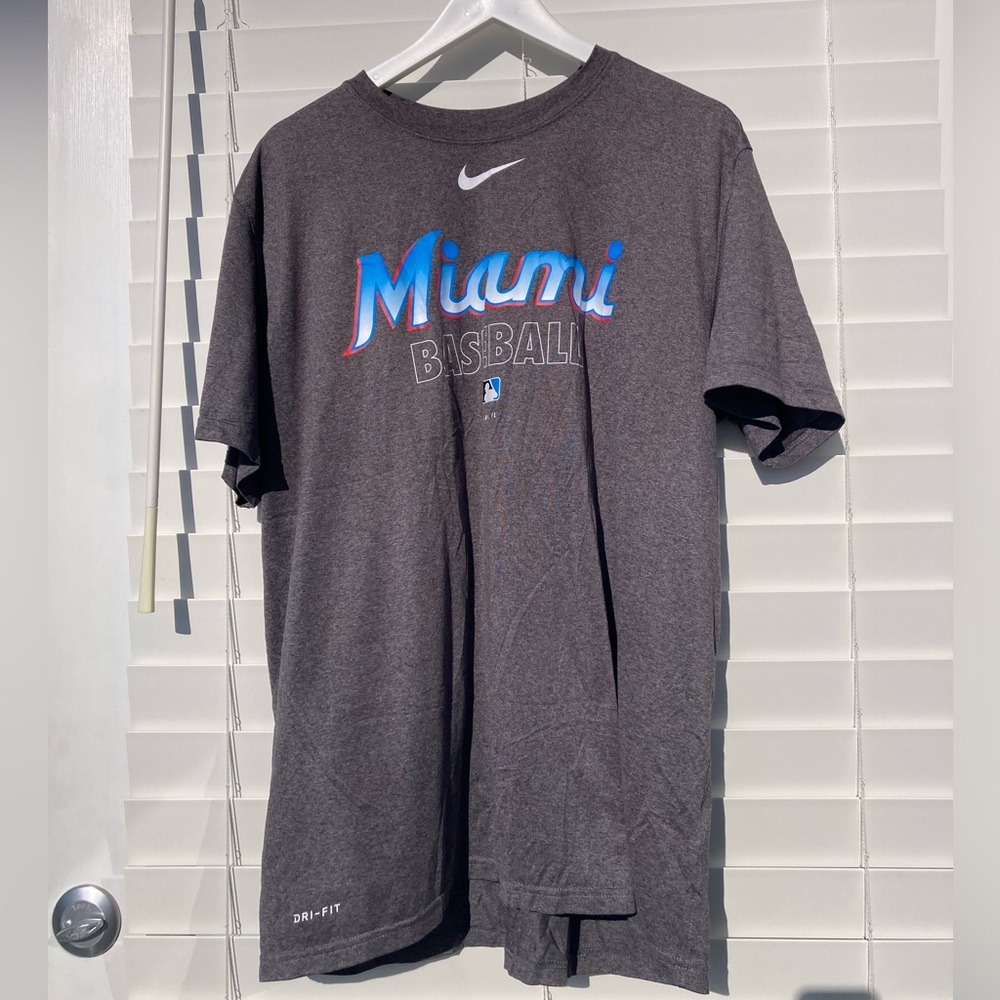 NIKE MLB - Miami Baseball Dri-FIT Short Sleeve T-Shirt - XL